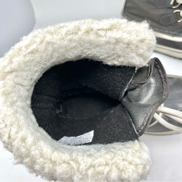SOREL Grey Caribou Snow Boots Size 7/38.5 - Picture 8 of 9